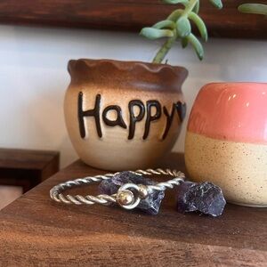 Eden Hand Arts Cape Cod Bracelet Sterling Silver and 14k gold